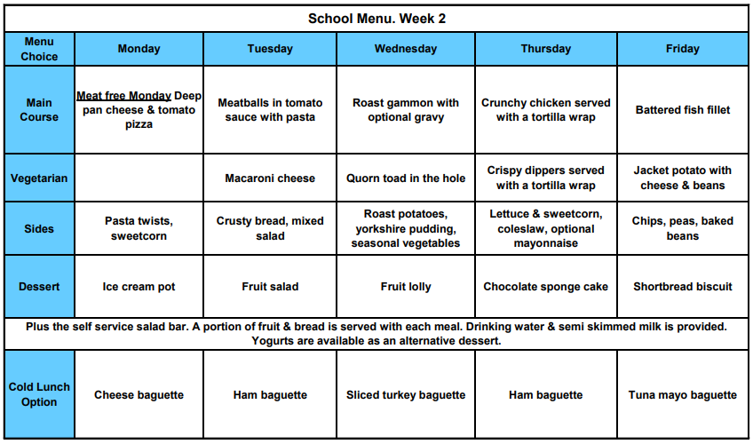 Hadleigh Junior School - School Meals